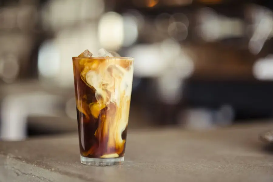 Kopi santan KOPSOON creamy dengan tambahan susu